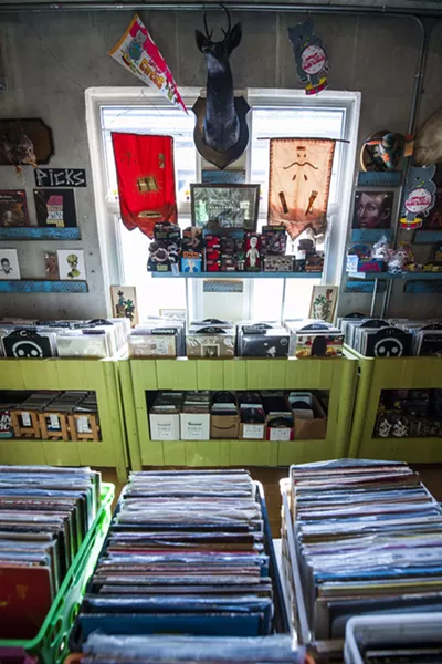 Inside Graveface Records & Curiosities. - PHOTO BY GEOFF L. JOHNSON