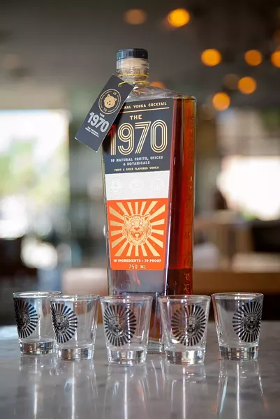 Entrepreneur and local style icon Ikeda Feingold has bottled the vodka-based 1970, a19 ingredient, 70-proof infusion that can enjoyed neat, on the rocks or in a mixed cocktail. - PHOTO BY JON WAITS