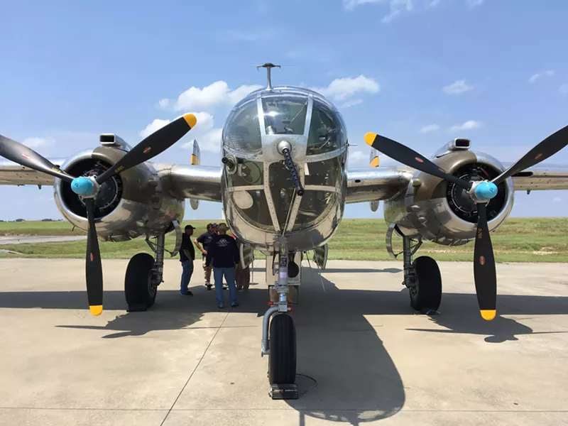 The nose view of Miss Mitchell. - PHOTO BY JIM MOREKIS