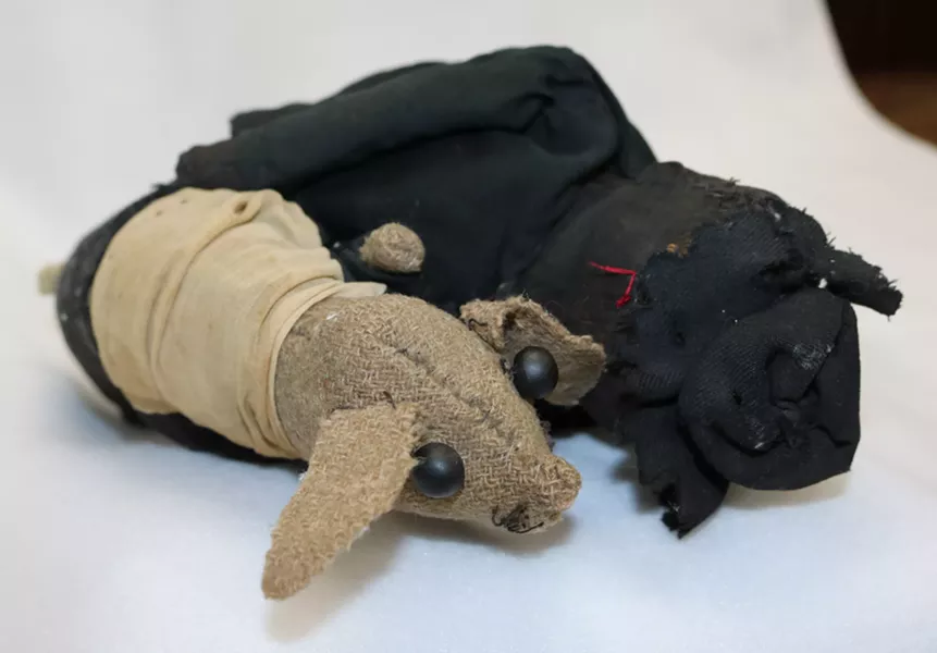Hand-stitched Folk Doll, undated. Courtesy of Davenport House Museum.