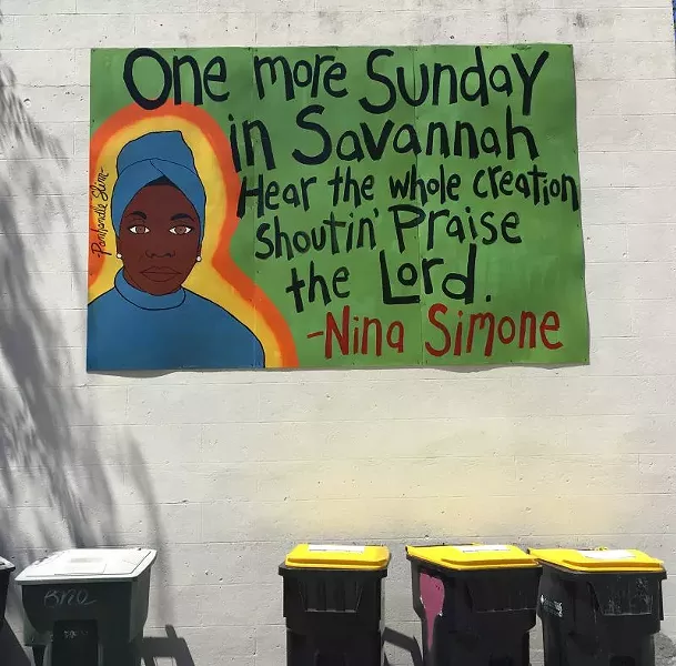 Portrait of Nina Simone, by Panhandle Slim