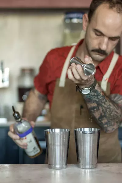Cody Henson mixes the Mexican Firing Squad and the Hinley Margarita.