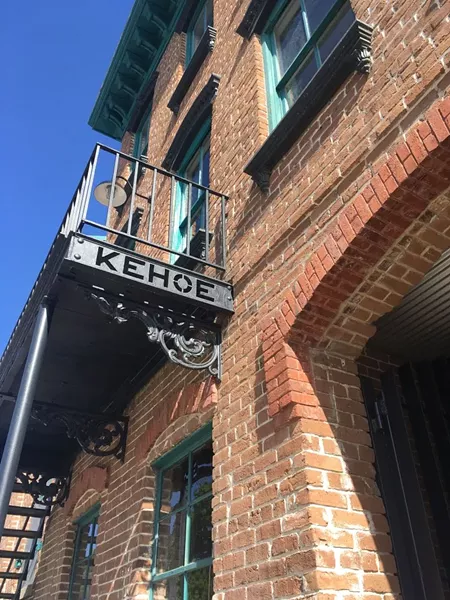 Original ironwork at the Broughton Street entrance.