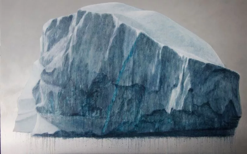 "Melting Iceberg" by Lisa Lebofsky.