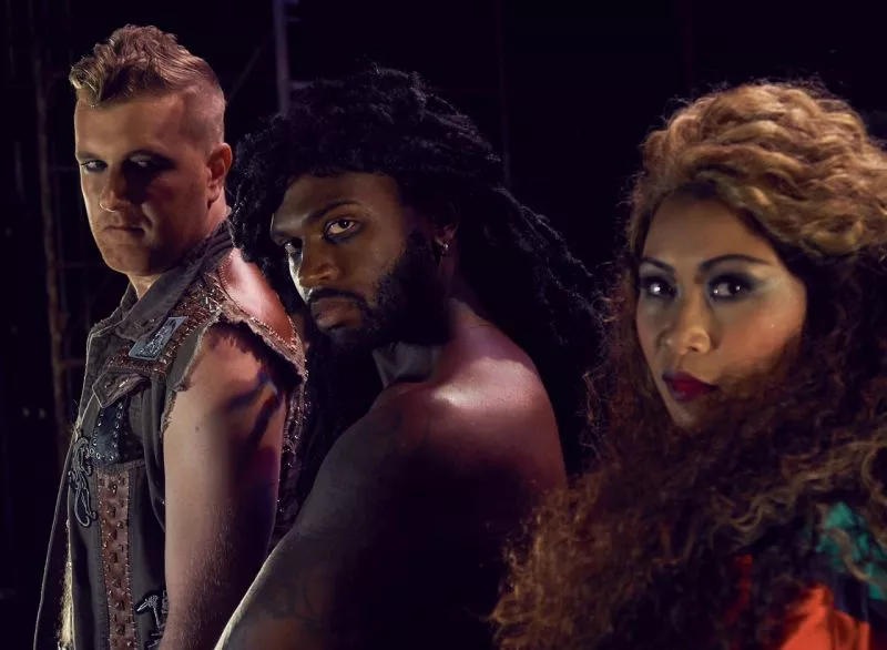 Dan Finn (Judas), Knowles, and Arango - PHOTO BY ZACHARY BURKE