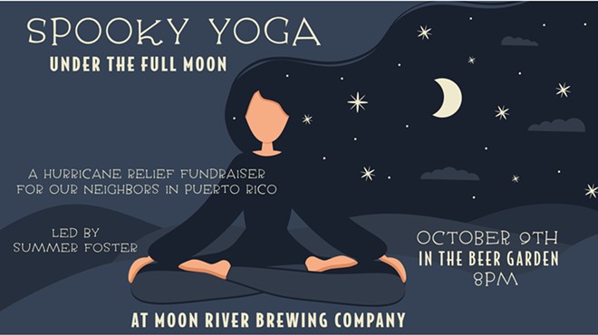 Spooky Yoga Under the Full Moon