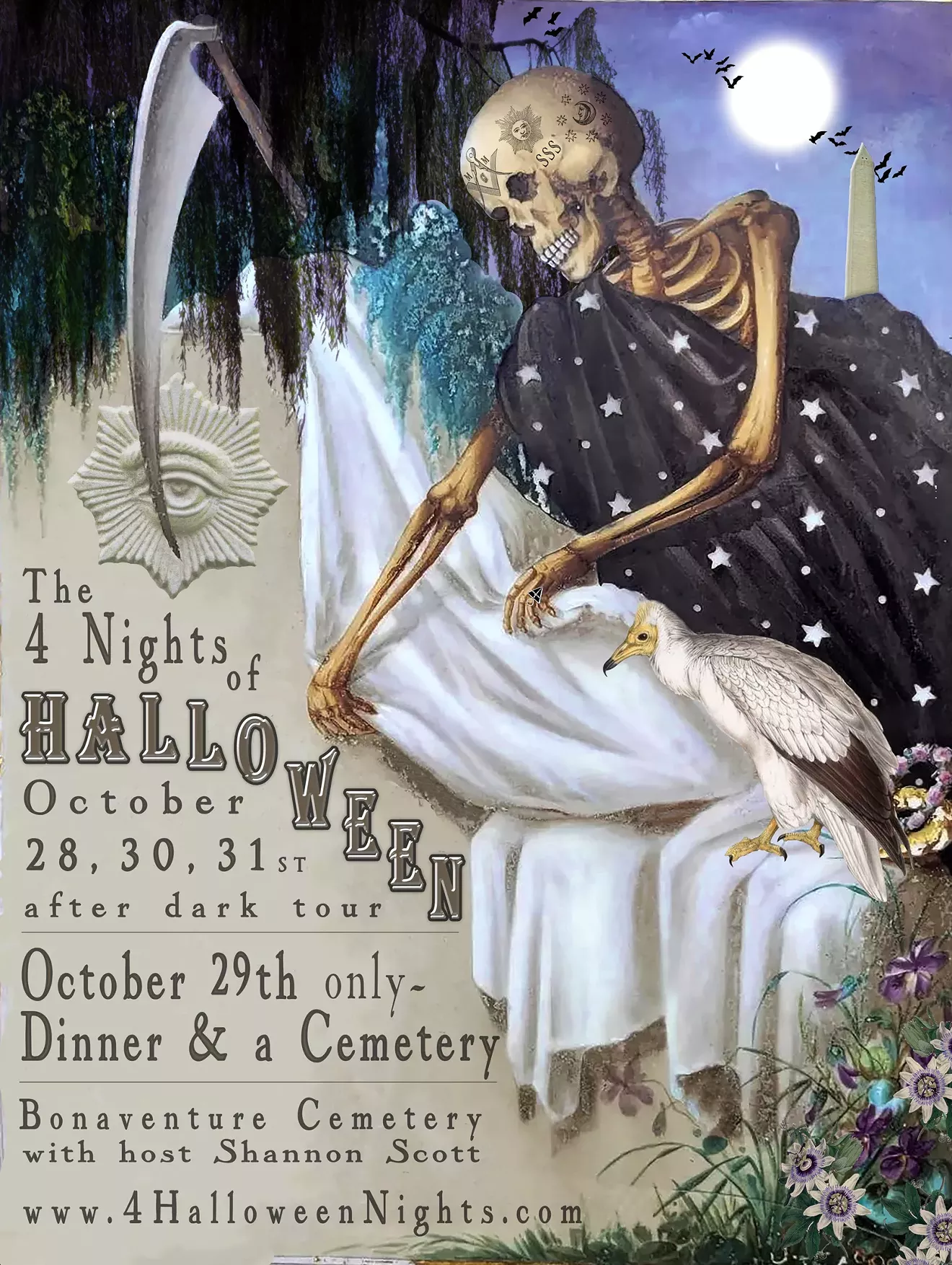 Bonaventure Cemetery After Dark: 4 Nights of Halloween (Sunday) - Vimarsana News
