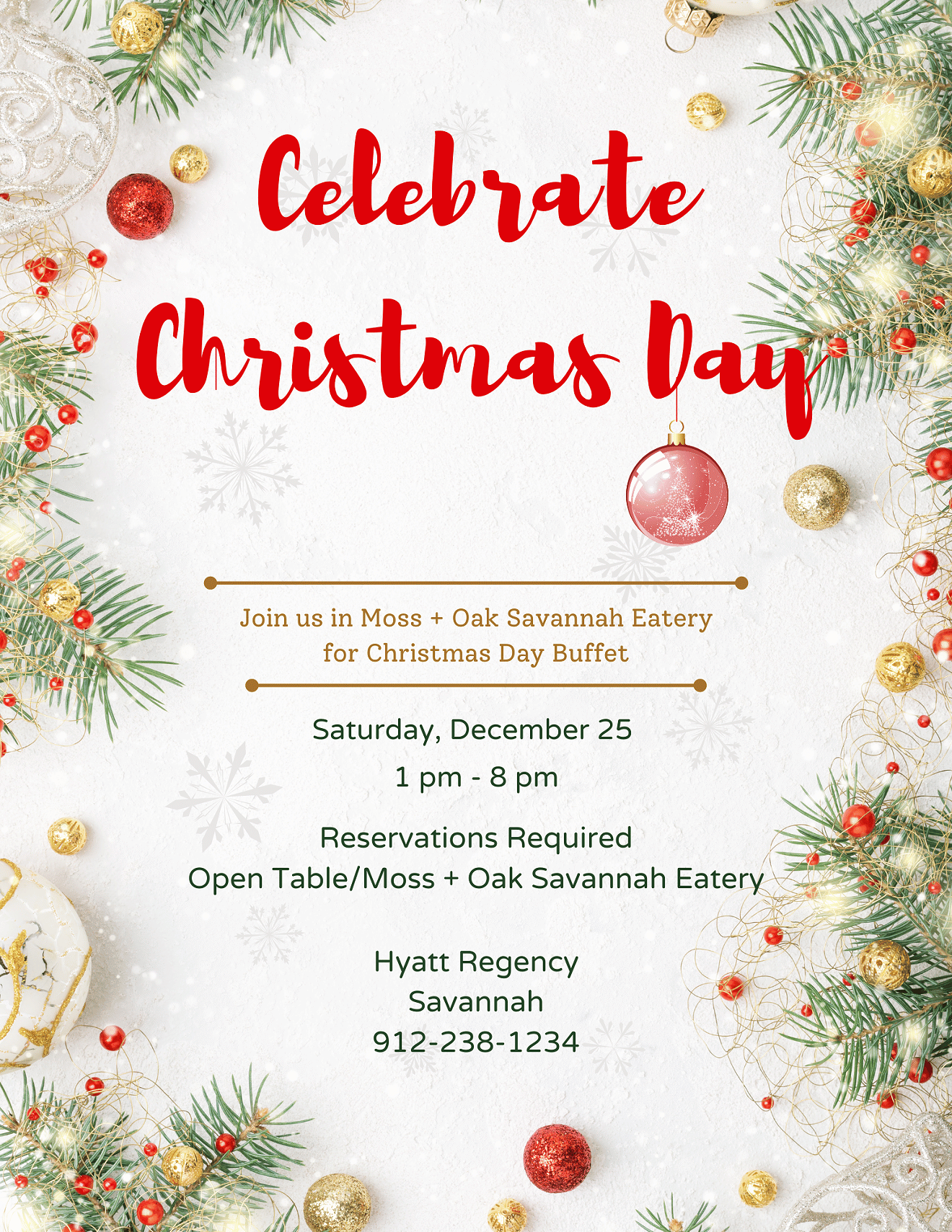 Christmas Day Buffet - Vimarsana News