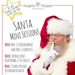 Santa Mini Sessions Kids Nov 21 and Pets Nov 22 Photography by Angela Hopper Photography