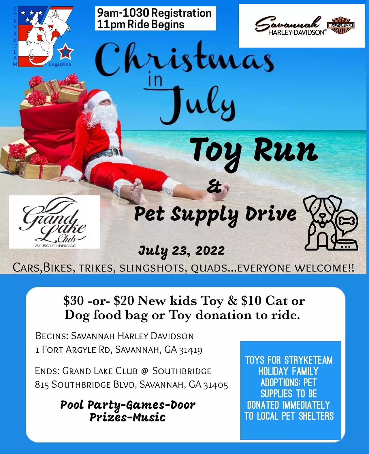 Savannah Restaurants Open On Christmas Day 2022 Christmas In July | Savannah Harley-Davidson | Events | Savannah News,  Events, Restaurants, Music | Connect Savannah