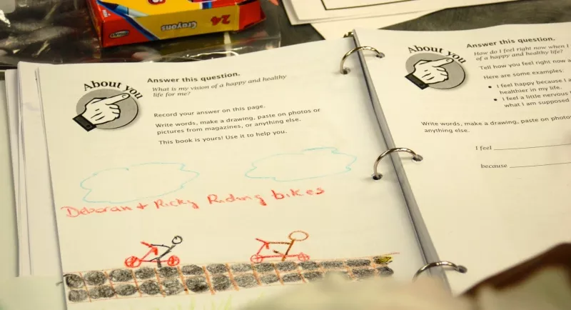 Write down your healthy goals or draw a picture that represents what you want to achieve and post your page in a place where you’ll see it every day. Sharing your intentions with friends and family helps build a support team of people who will cheer you on and help you get past bumps in the road.