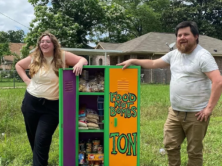 James and Kathleen Magruder founded the local chapter of Food Not Bombs and have established two food pantries. - FOOD NOT BOMBS