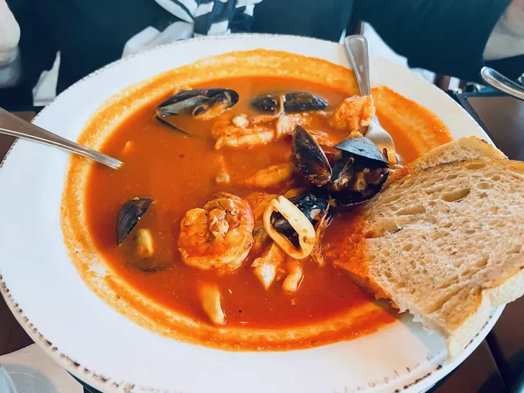Cioppino at Urban Seafood Co., now open in Plano.  - ANGIE QUEBEDEAUX