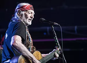 Willie Nelson playing at Billy Bob's Texas in Fort Worth, a frequent tour spot for the country icon. - MIKE BROOKS