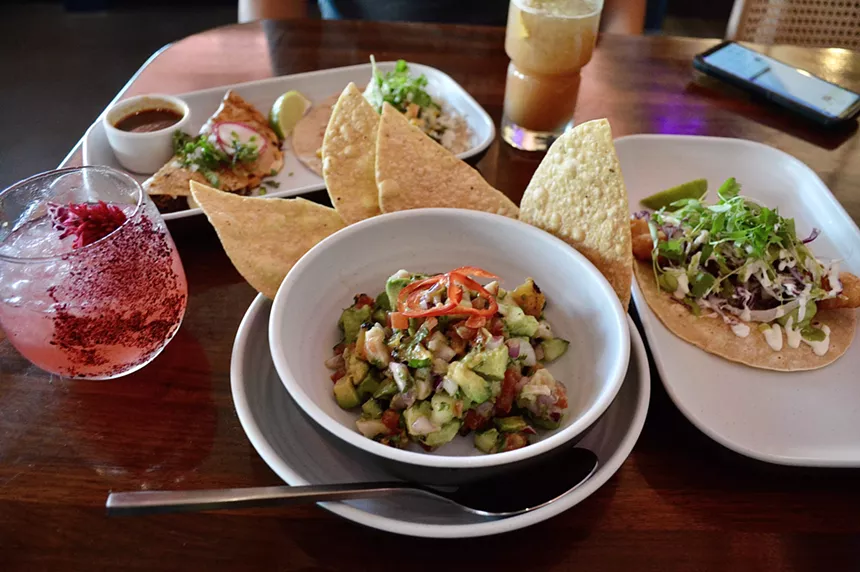 Socal Coastal Ceviche with Fish, Tomato, Onion, Avocado and Cilantro - FELICIA LOPEZ