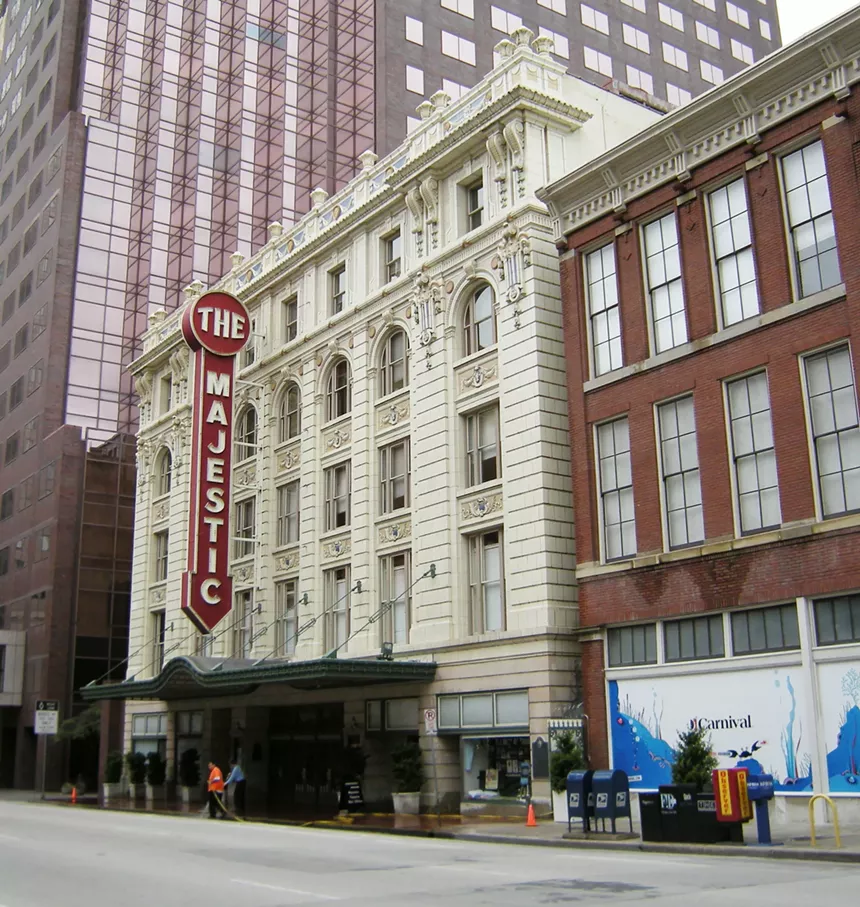 The Majestic Theater celebrates 100 years with a free screening and live music of Charlie Chaplin's The Kid.  - JOE MABEL