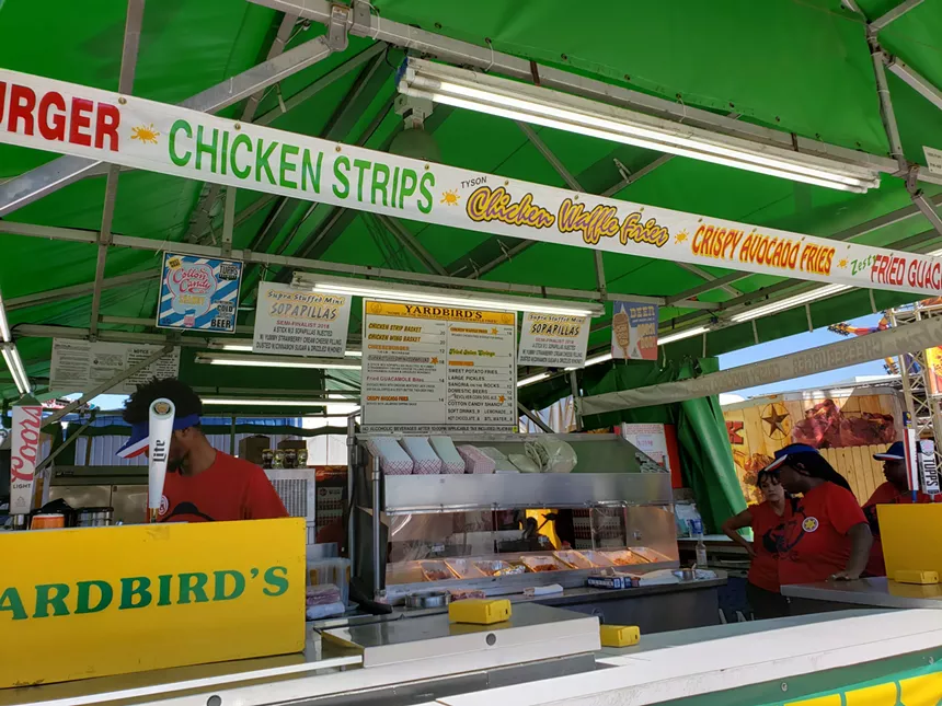 Yardbirds has sweet potato fries and crispy avocado fries. - KRISTINA ROWE