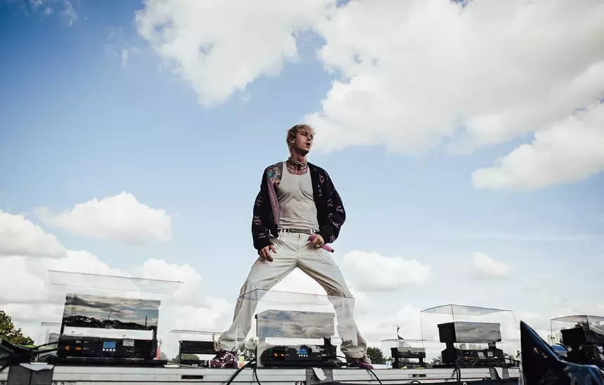 Machine Gun Kelly fired at ACL. - RACHEL PARKER
