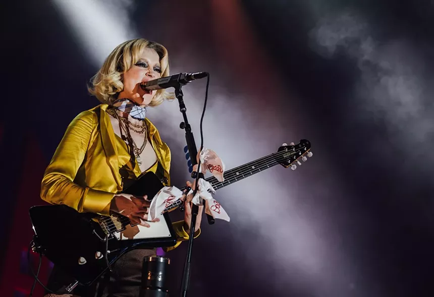 St. Vincent, aka Annie Clark, brought glam rock to Austin. - RACHEL PARKER