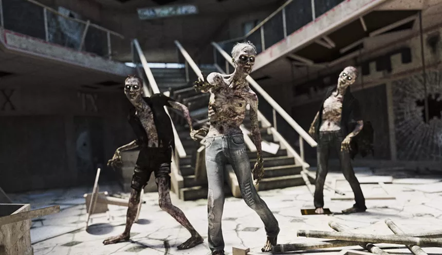 The Zombie Safari ar Cousins Paintball Park lets you hunt for zombies without running the risk of becoming one. - DONALD IAIN SMITH/GETTY