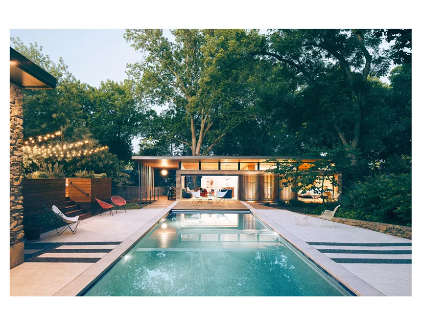 The pool view in the Five House - PARRISH RUIZ DE VELASCO