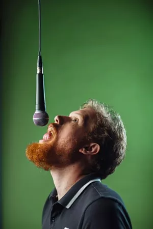 Wes Corwin stands up as Chris Farley on the Addison Improv Sunday.  - KATHY TRAN