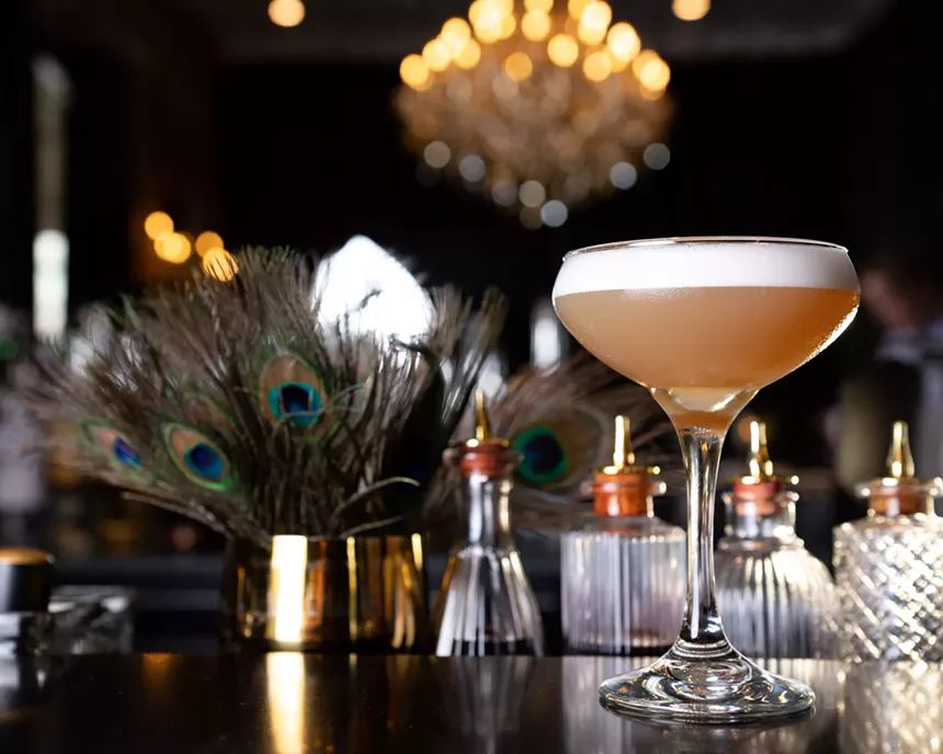 The Massala Sour is made with Old Forester Bourbon and rounded off with Aquafaba foam.  - ALISON MCLEAN