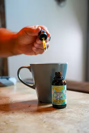 Delta-8 tincture from Hometown Hero CBD - COURTESY HOMETOWN HERO CBD