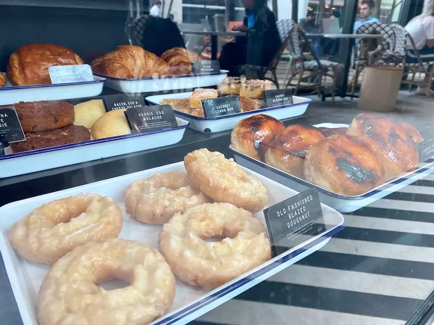 Detour Donuts, the creme brulee on the right, is also sold at Foxtrot Markets. - LAUREN DREWES DANIELS