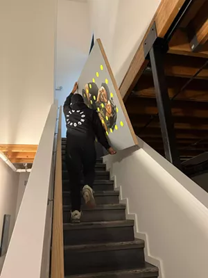 Artist Jeremy Biggers brings the presence in pencil on paper this Saturday. - WITH THE AUTHORIZATION OF THE PENCIL ON PAPER GALLERY