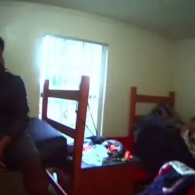 Body camera footage from Navarro College Department of Public Safety officer David Arnett shows Arnett conducting an exhaustive search of student Michael Police's apartment for drugs after stopping Police for smoking a cigar. The county DA has now set an official trial date in the case.