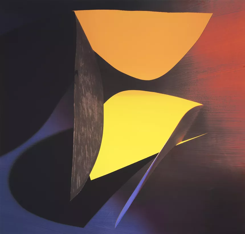 Kate Petley, "Equal Measure," 2021, archival print and acrylic on canvas. - KATE PETLEY, COURTESY OF ROBISCHON GALLERY