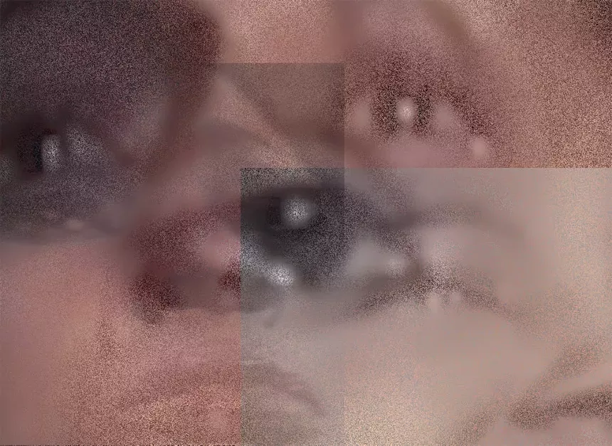 A detail from Katherine Simóne Reynolds's installation How to Hold a Cry, at Rule Gallery. - KATHERINE SIMÓNE REYNOLDS, COURTESY OF RULE GALLERY