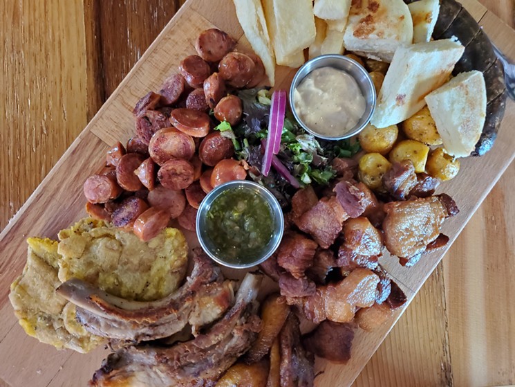 The La Chiva Picada platter is made for sharing. - MOLLY MARTIN