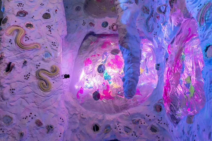 The creation of Sparkle Cave took years of planning and about half a year of installation. - WES MAGYAR