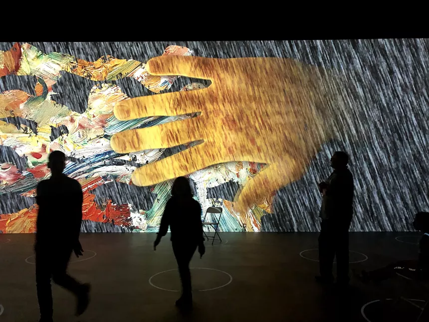 Immersive Van Gogh includes 400 paintings from museums around the world. - ALEXANDRE ELMORE