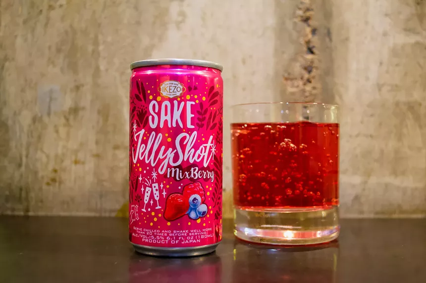 This sparkling jelly sake is now on the menu at Osaka Ramen.  - OSAKA RAMEN / ANNIE DENT