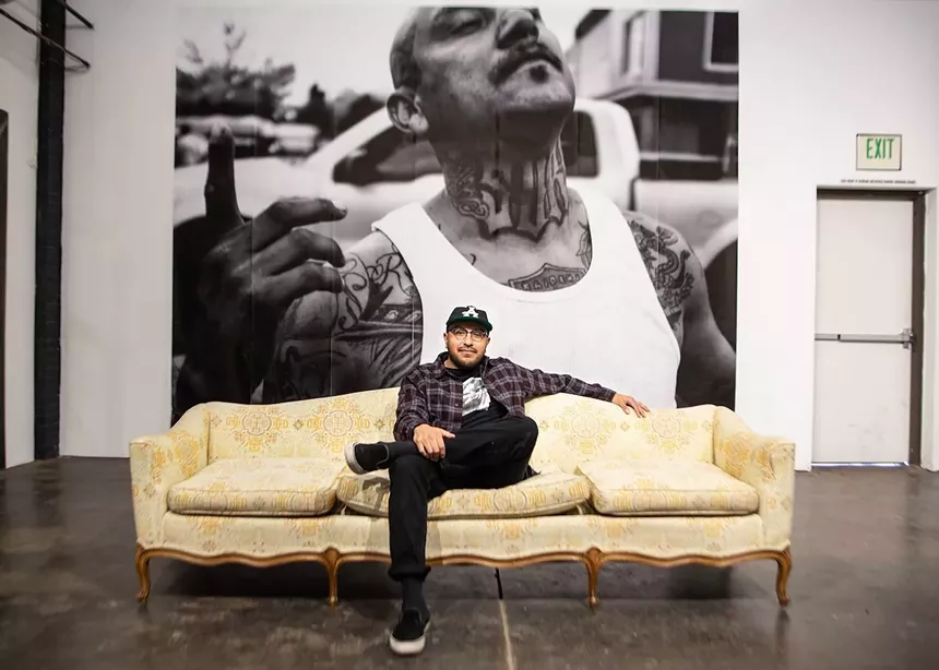Street photographer Juan Fuentes unveils a community photo-montage October 23 at Anythink Bennett. - JUAN FUENTES