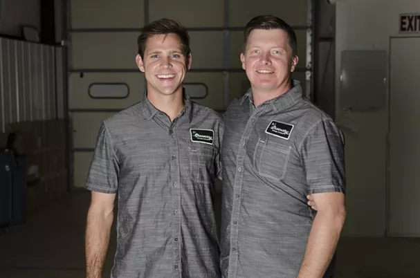 The Greenery Hash Factory co-founders “Joel Cameron (right) and Brian Capsay. - COURTESY OF THE GREENERY HASH FACTORY