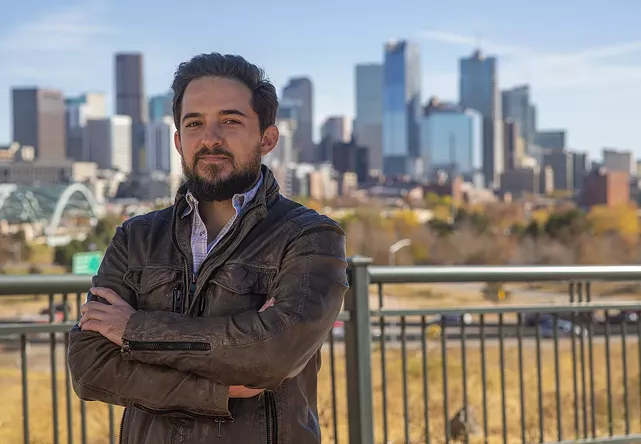Nico Pento was a Republican policy director in the Colorado House of Representatives before working for Terrapin Care Station. - EVAN SEMÓN