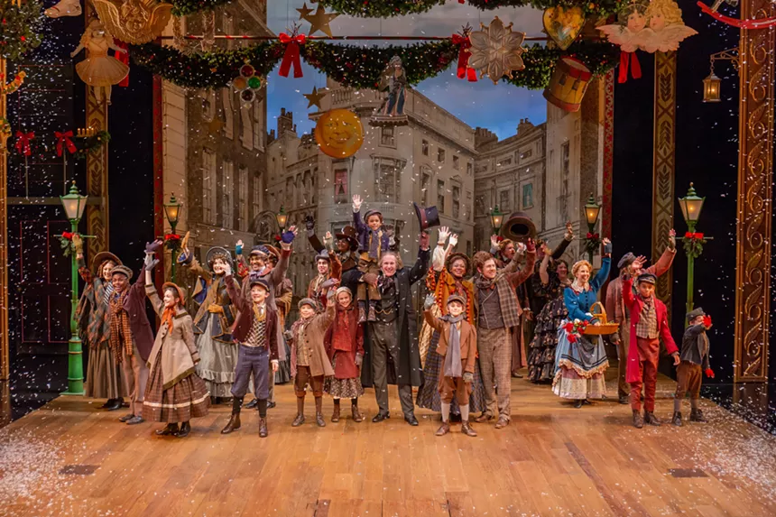 The cast of A Christmas Carol 2018. - ADAMSVISCOM