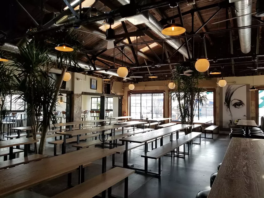 The reimagined space inside Earnest Hall took nearly two years to complete but was only open for dine-in for a few months. - MOLLY MARTIN