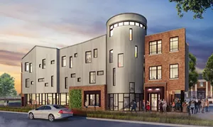 An architectural rendering of Lighthouse's planned facility at 39th and York streets. - LIGHTHOUSE/KEMBERLIN ARCHITECTURE
