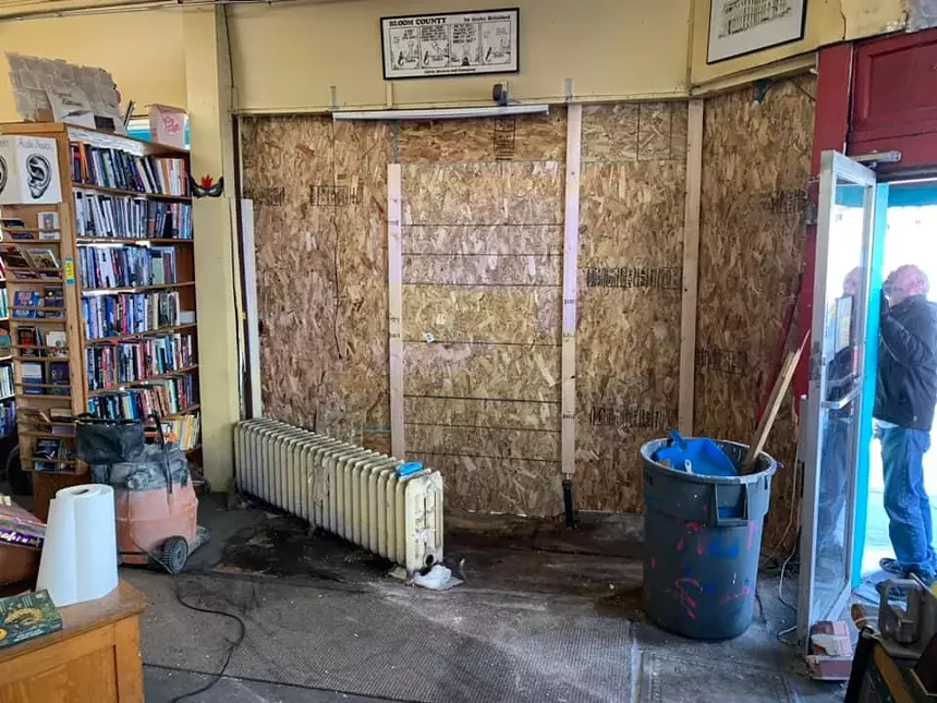 "We are already starting to look better," the store's Facebook page reads. - CAPITOL HILL BOOKS FACEBOOK