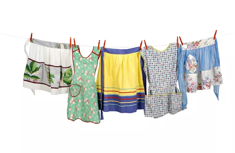 EllynAnne Geisel shares her ongoing project Art of the Apron: Tie One On at the BRDG Project. - ELLYNANNE GEISEL