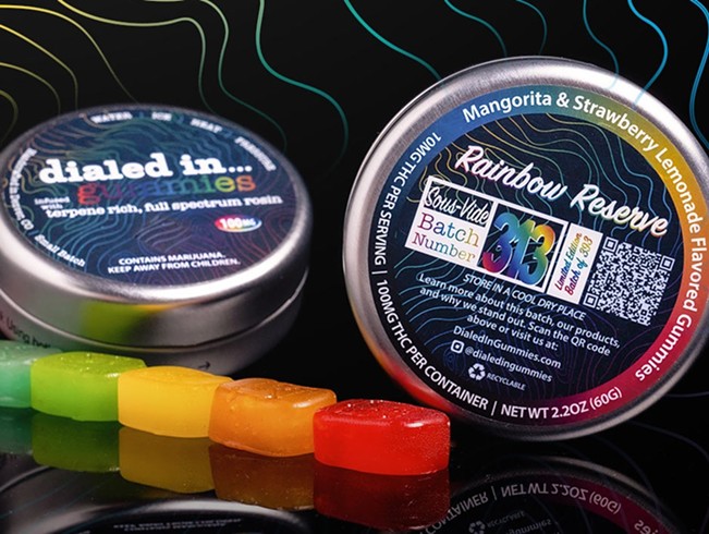 Rosin edibles are on the rise in Colorado, but there are still just a handful of brands to choose from. - COURTESY OF DIALED IN