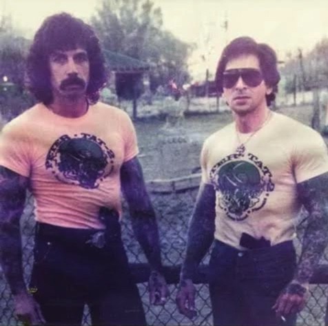 Larry Romano and Peter Poulos were titans of the tattoo industry. - COURTESY OF RYANE ROSE