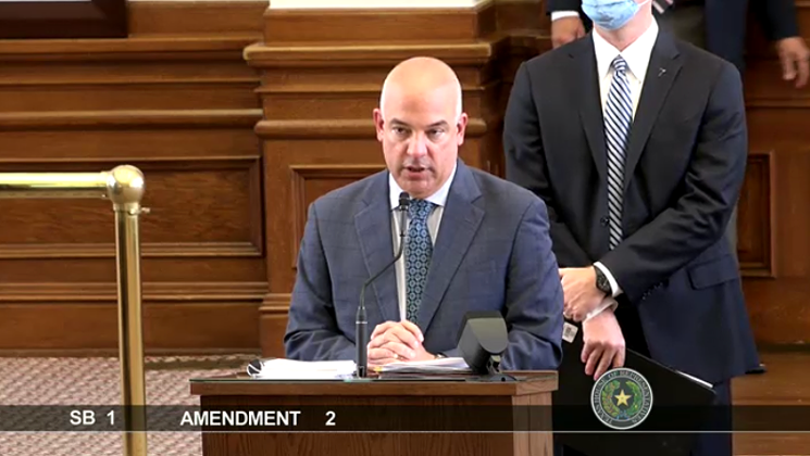 Democratic Caucus Chair Chris Turner (D-Grand Prairie), killed an attempt to add a 2020 election audit to the bill. - SCREENSHOT