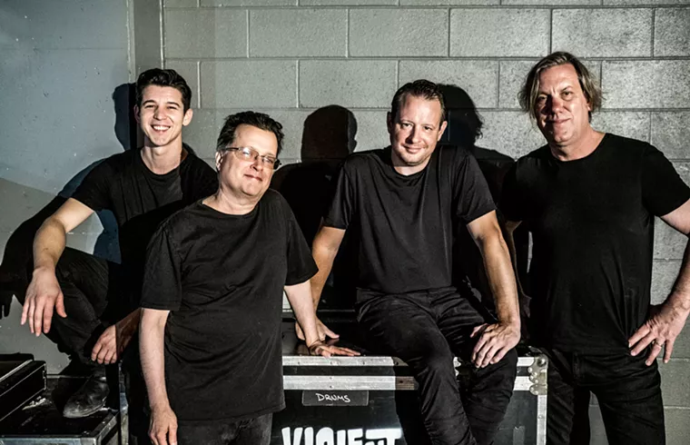 The Violent Femmes in 2021: Blaise Garza, Gordon Gano, John Sparrow, and Brian Ritchie. - PHOTO BY JAY WESTCOTT/COURTESY OF CHUMMY PR