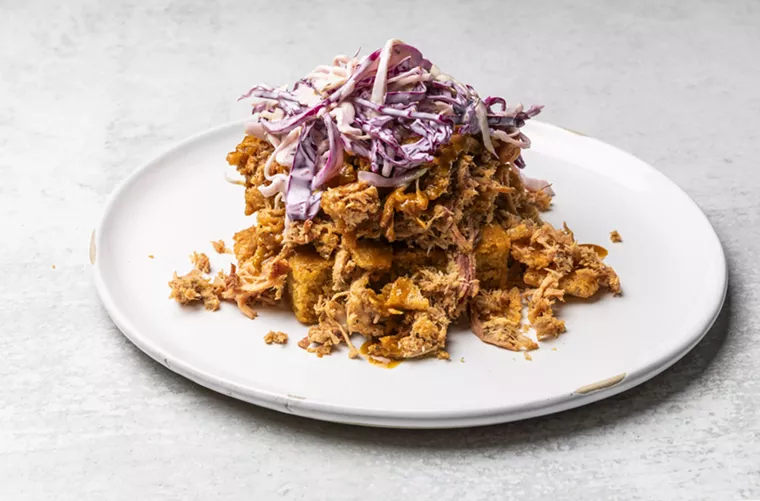 Feges BBQ goes all pork with happy hour. - PHOTO BY JULIE SOEFER
